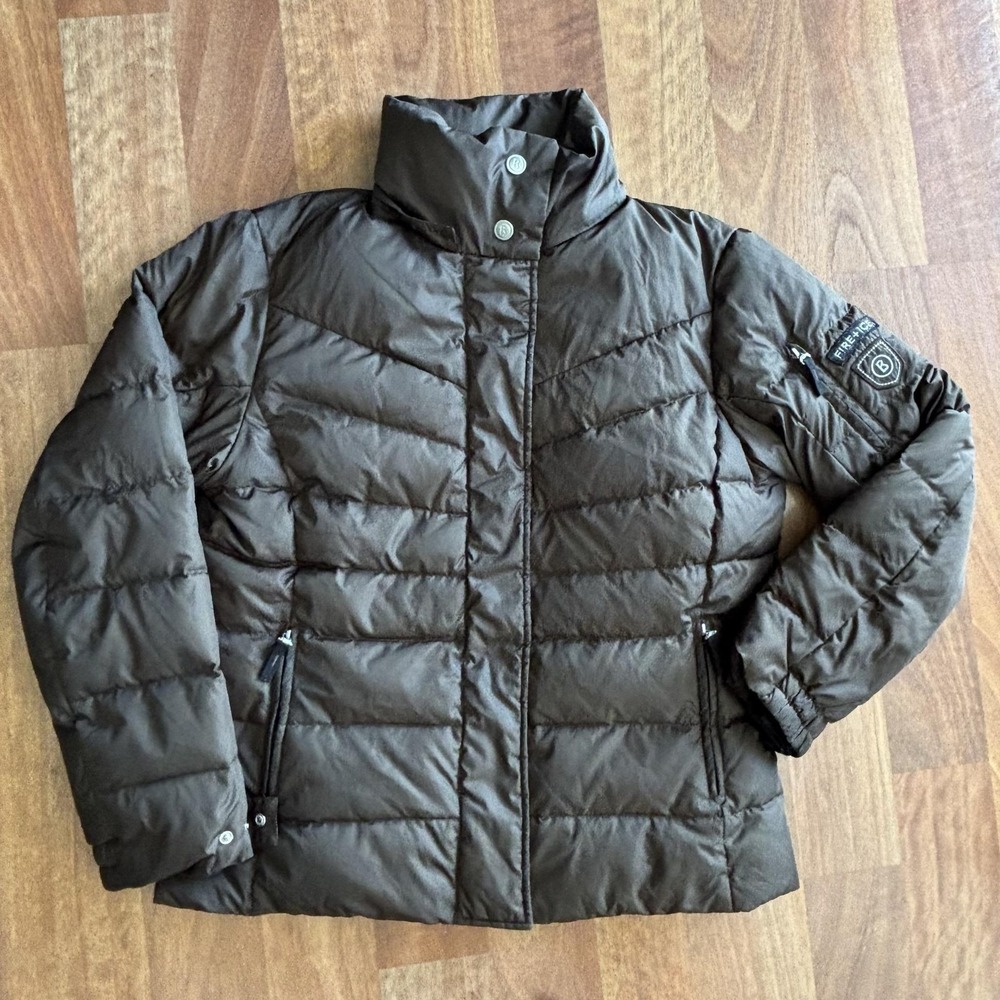 Bogner Fire + Ice Jacket Womens XL Brown Down Puffer Full Zip Ski Winter